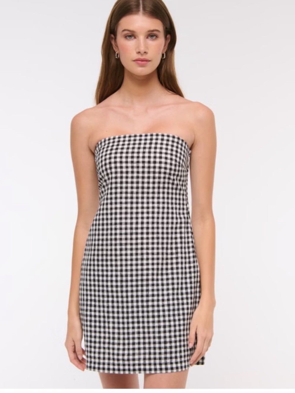 NWT A&F Scarlett Strapless Linen-Blend Skort Size Large